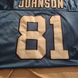 Home and away Calvin Johnson jerseys